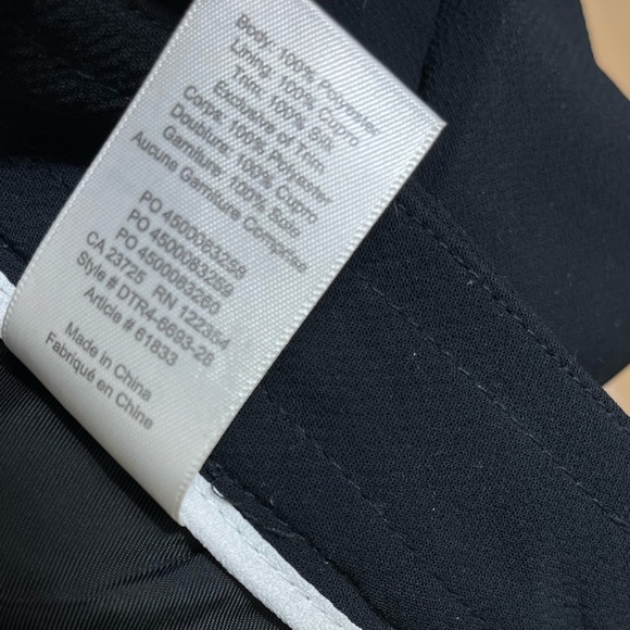 ARITZIA Wilfred Exergue Pleated Tie Front Black Minimalist Dress Short Size 8 - Picture 9 of 13